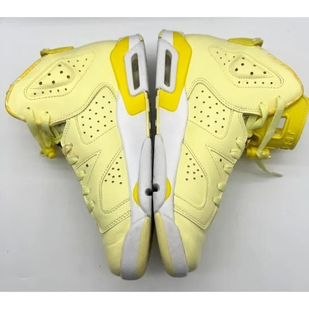Air Jordan 6 Retro GS Citron Tint Yellow 543390-800 Youth 7Y EU40 w/ Box